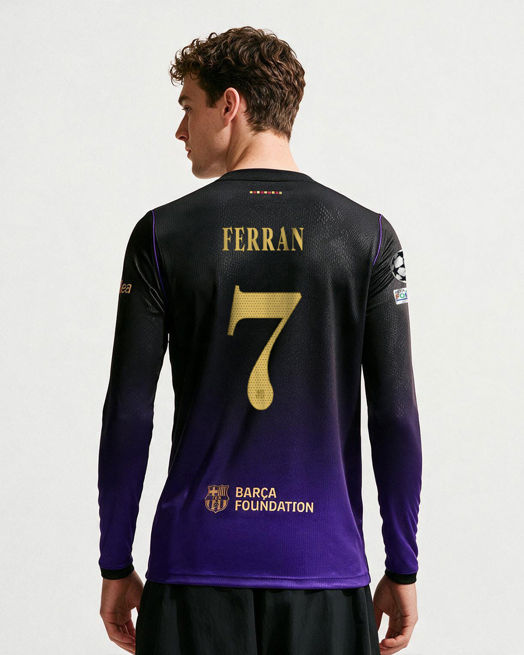 FERRAN | UCL Camiseta hombre segunda equipación FC Barcelona x Kobe Bryant 26/27 - Long Sleeve