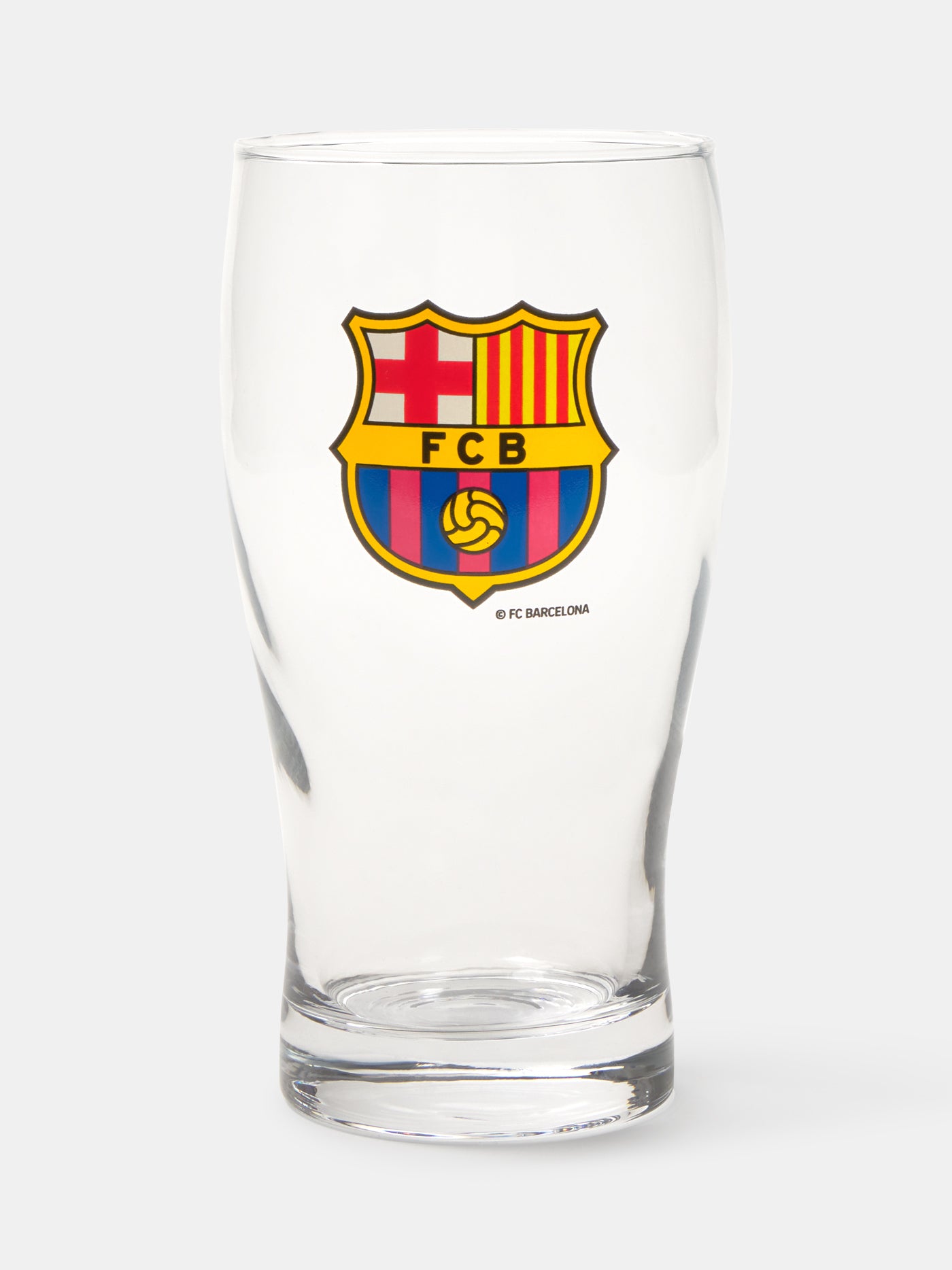 Chope de Bière en Verre FC Barcelone