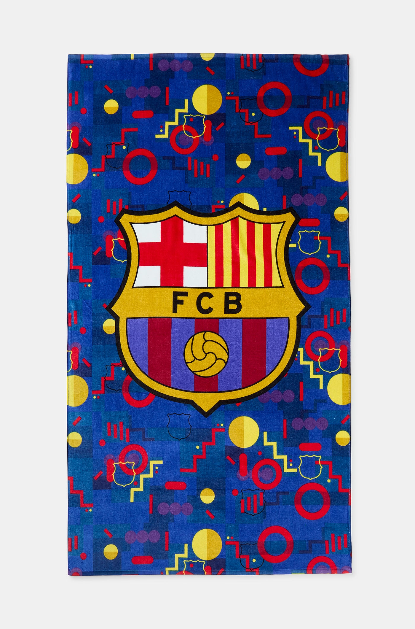  Tovallola de platja amb formes del Barça