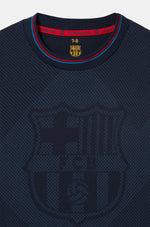 Pyjama FC Barcelone écusson marine - Junior