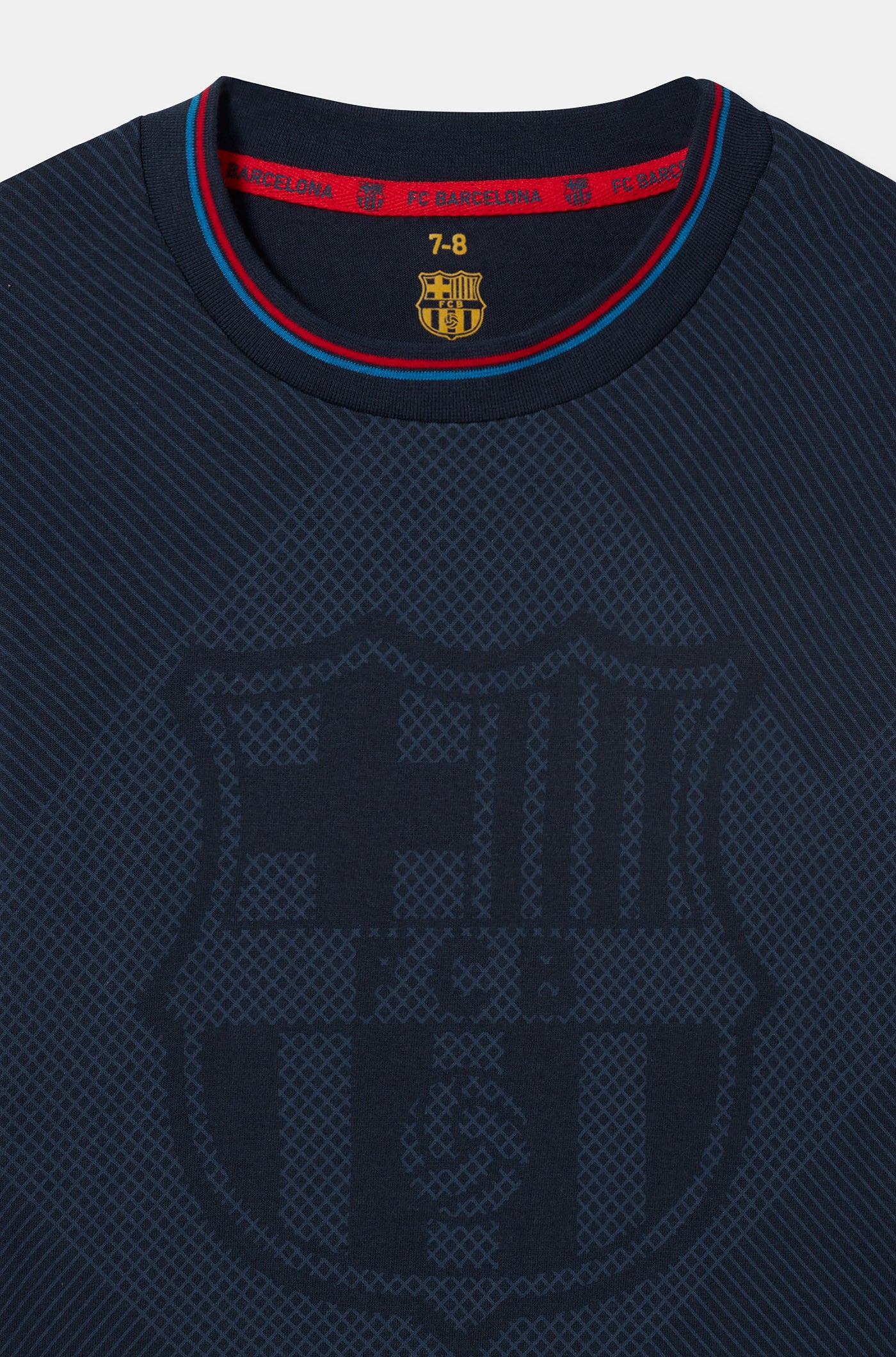 Pijama del FC Barcelona con escudo azul marino - Junior