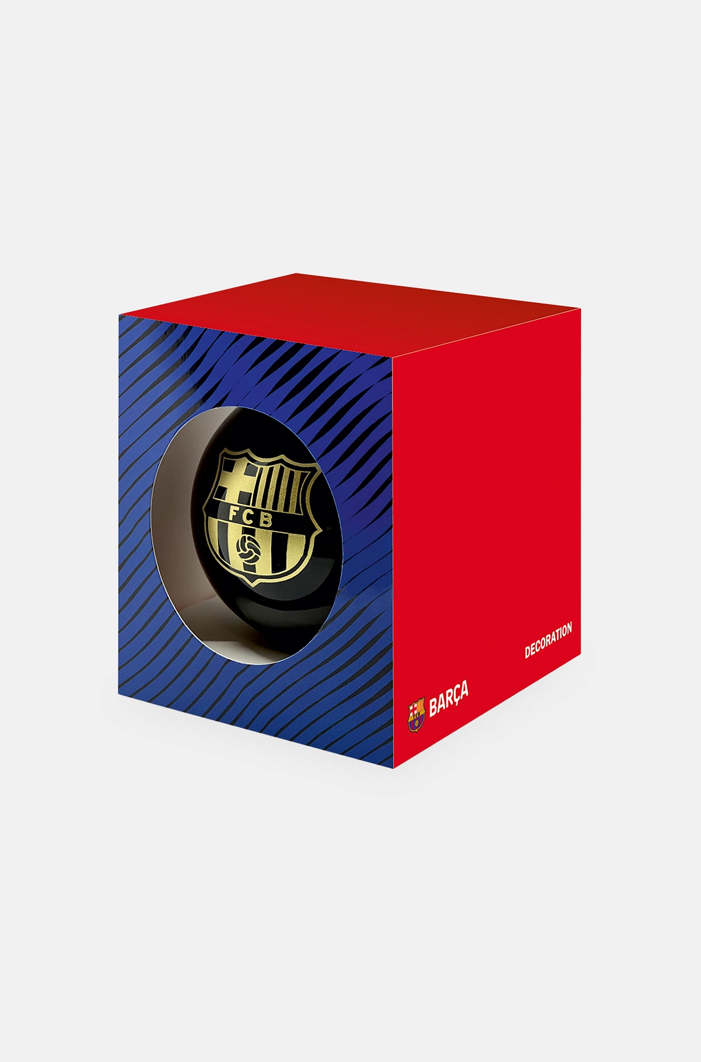 Bola de Nadal negra del FC Barcelona