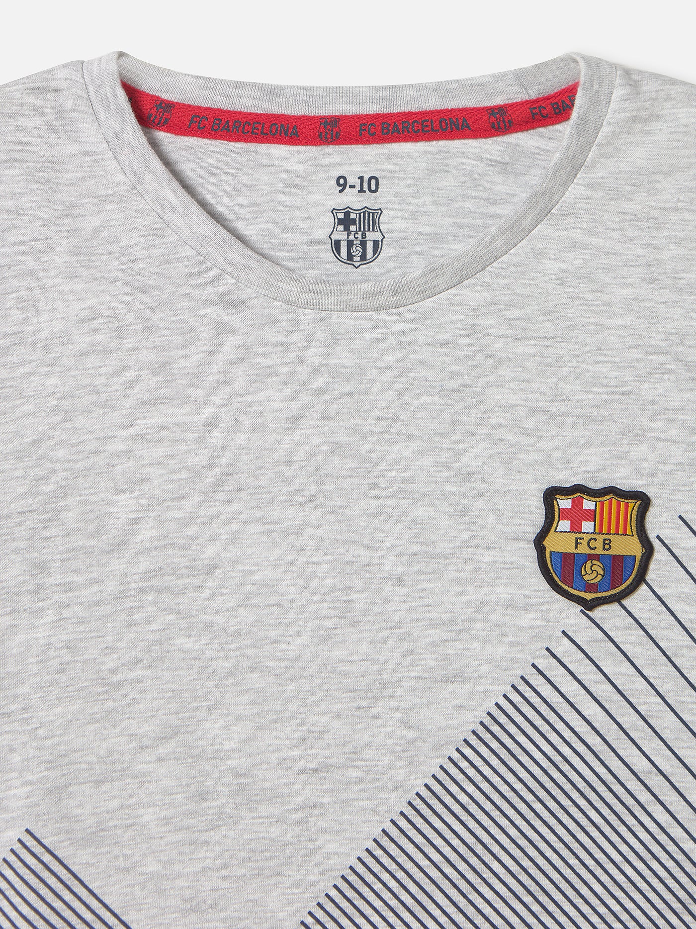 Pijama M/C Junior Gris Ratlles