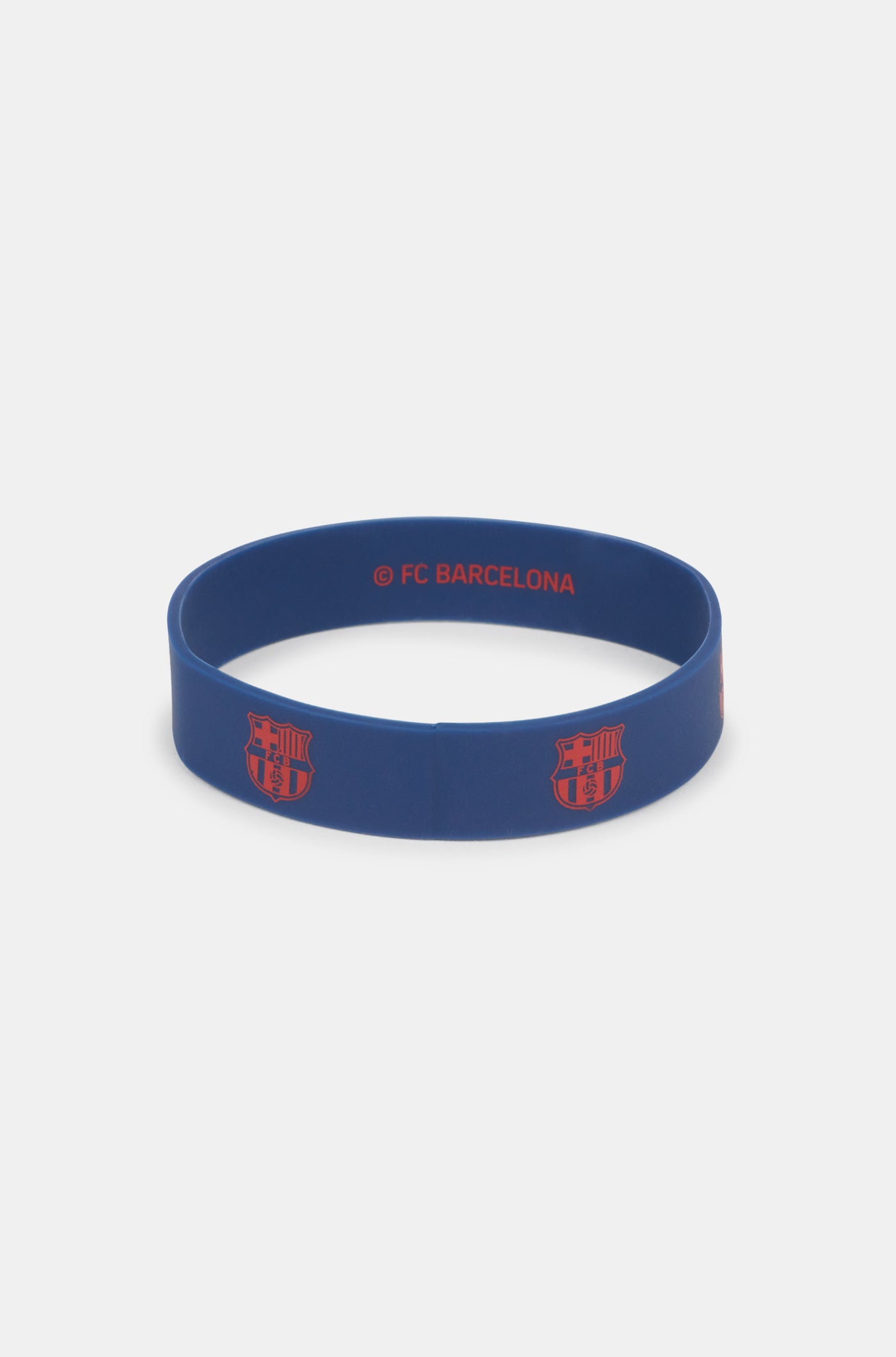FC Barcelona elastisches Armband mit blauem Schild – Junior