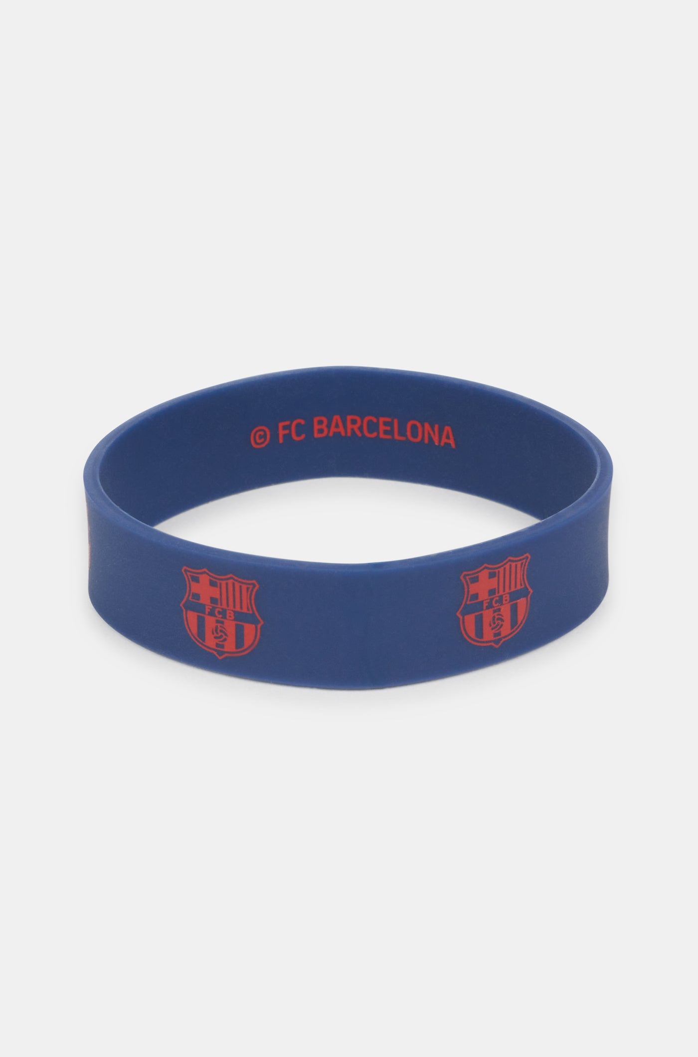 Bracelet élastique bouclier bleu FC Barcelone