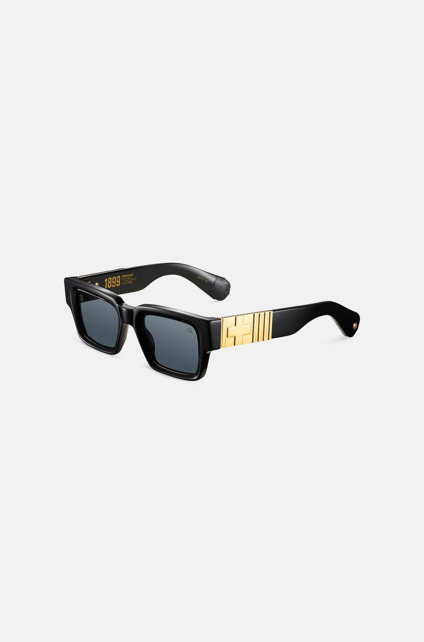 Square metal sunglasses in brown shaded lens | GUCCI® US