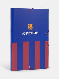 Dossier avec papiers FC Barcelone