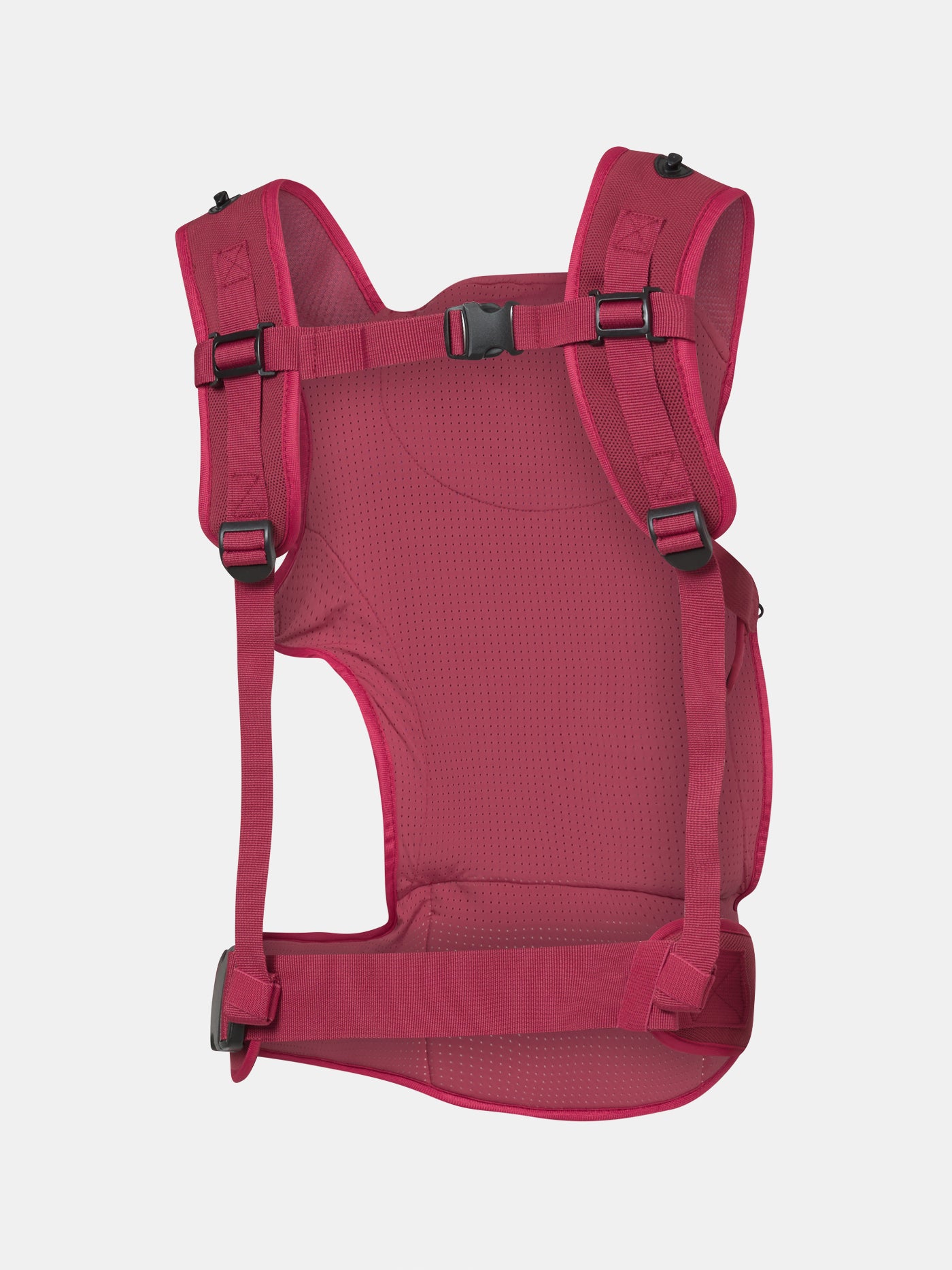  red and blue FC Barcelona baby carrier featuring the club's crest.