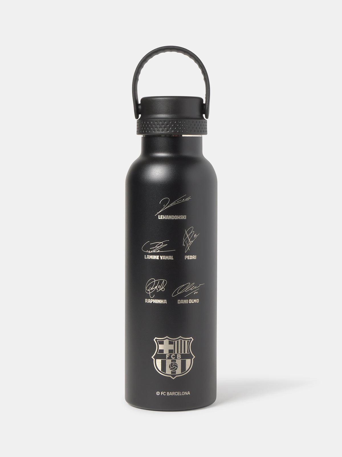 Thermo black bottle signatures Runbott Barça