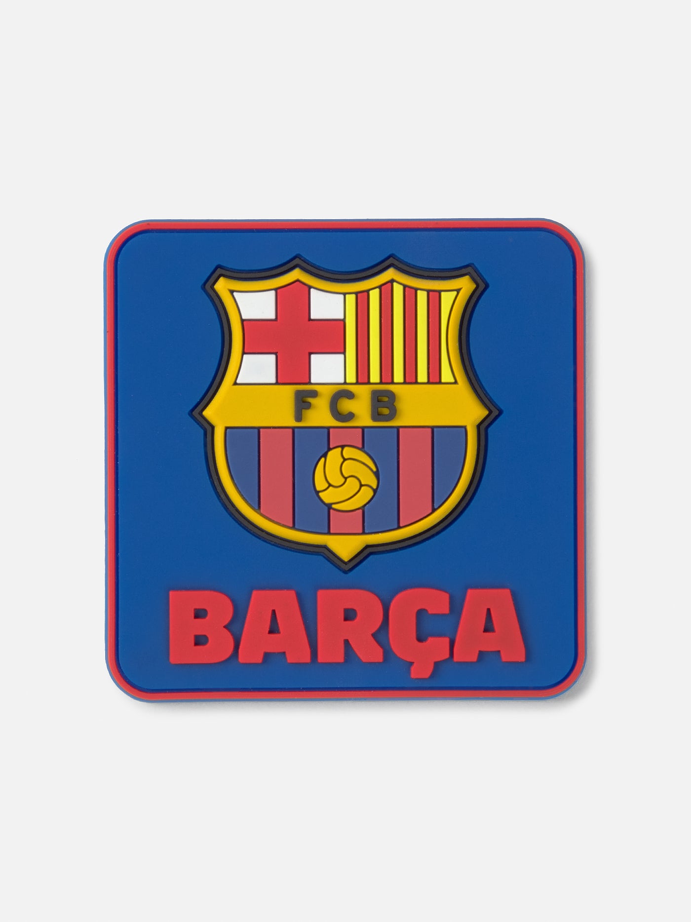 FC Barcelona logo on a blue background