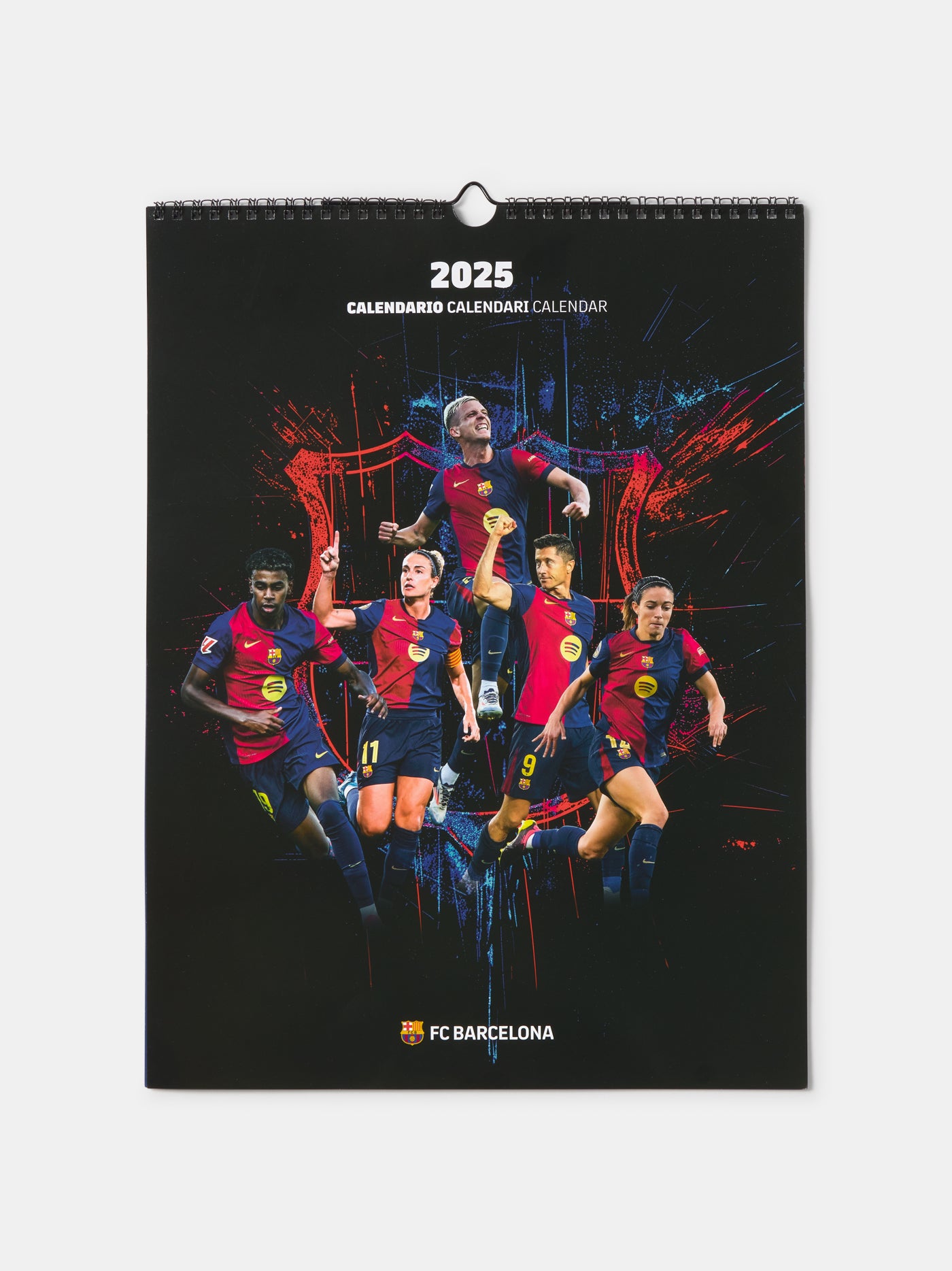 Calendario de pared FC Barcelona 2025