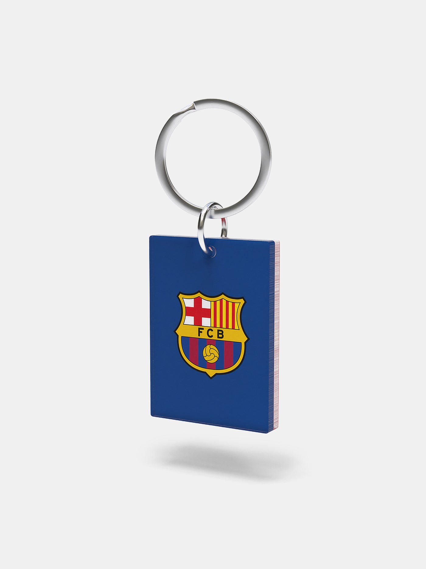 Porte-clés Rectangulaire FC Barcelone - "Més que un club"