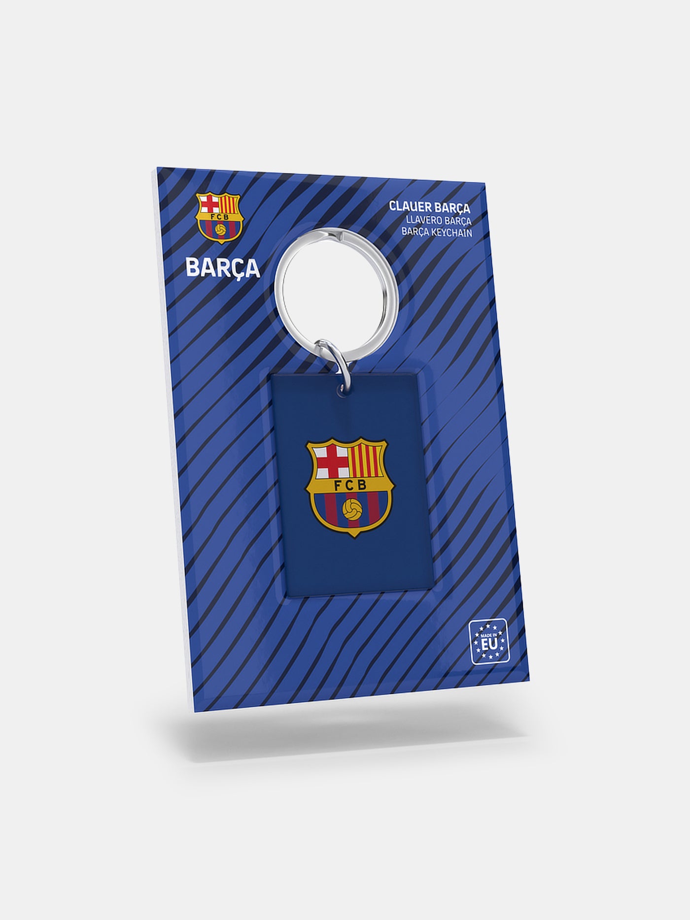 Porte-clés Rectangulaire FC Barcelone - "Més que un club"