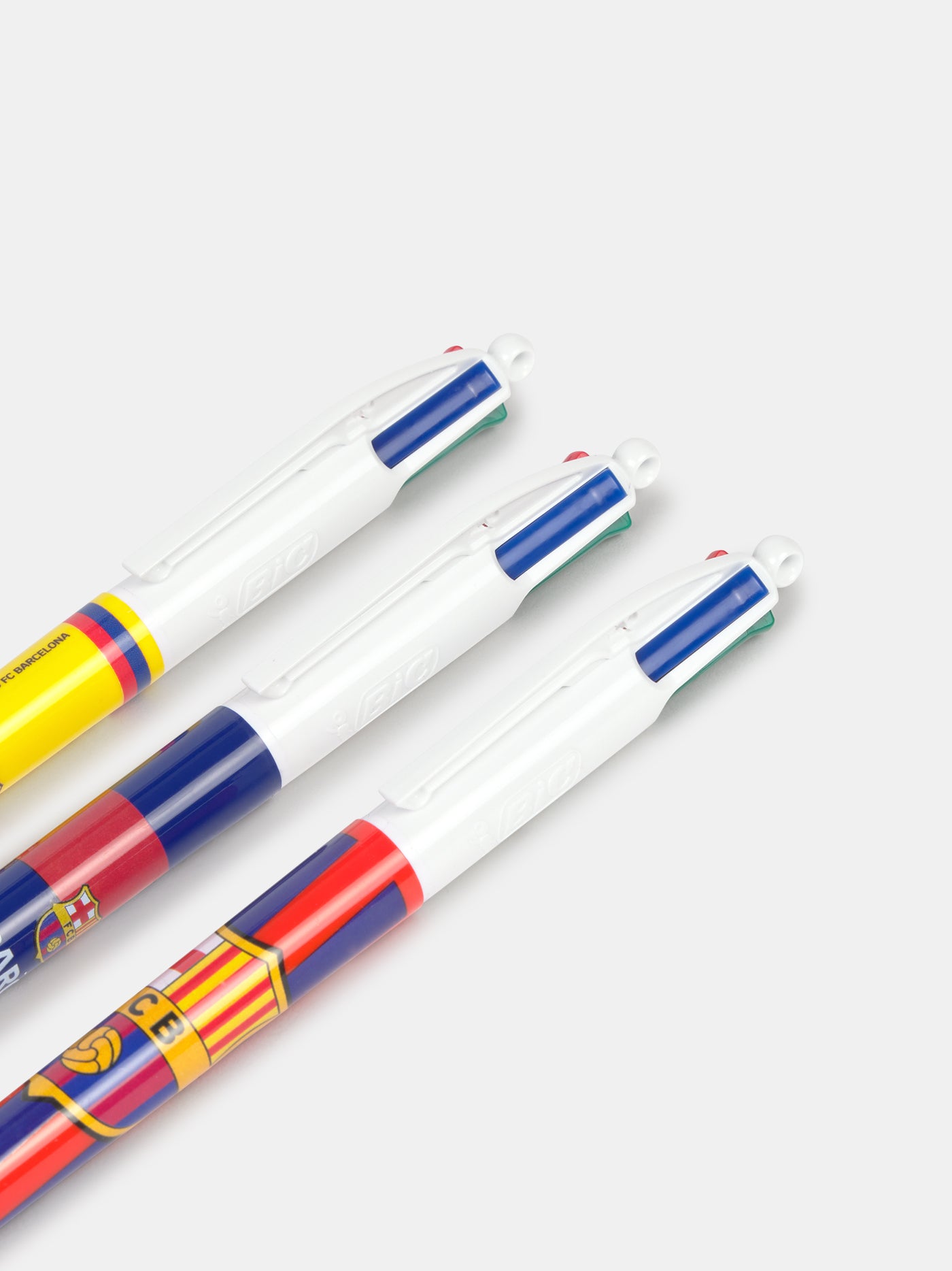 Pack de 3 Stylos BIC 4 Couleurs FC Barcelone