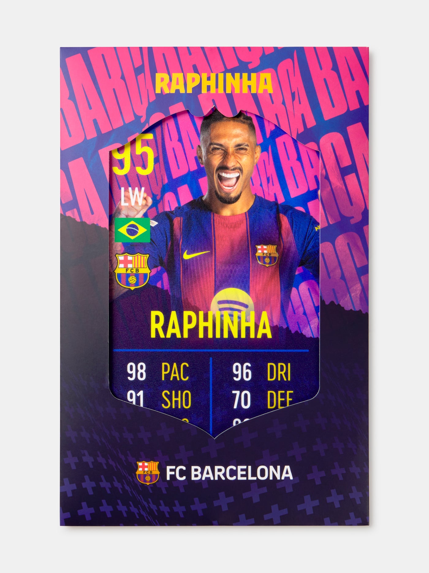 Raphinha Carte FC Barcelone