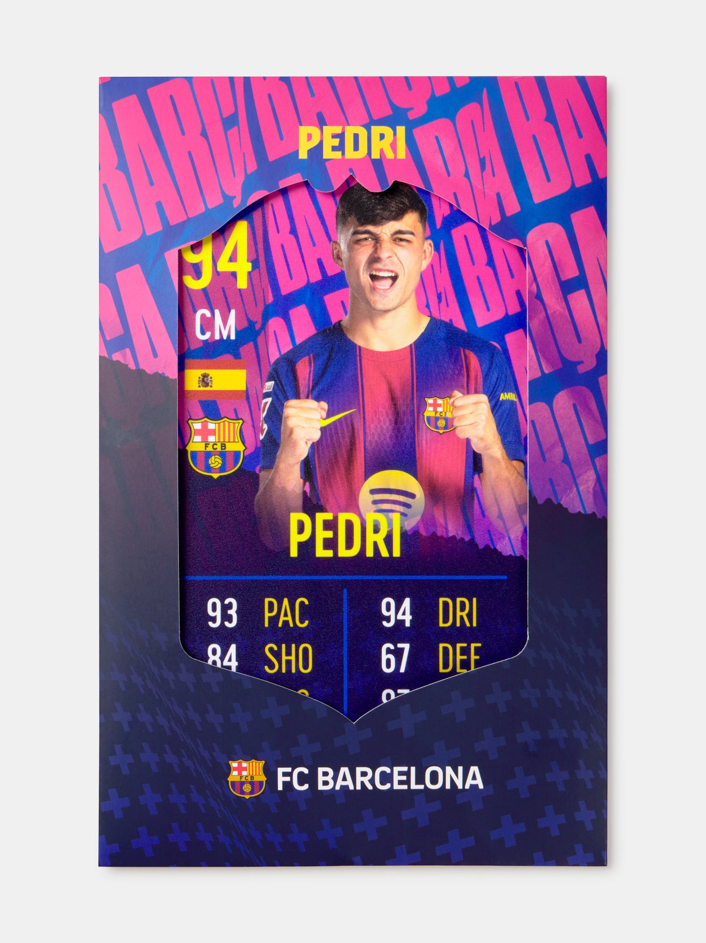 Pedri Carte FC Barcelone