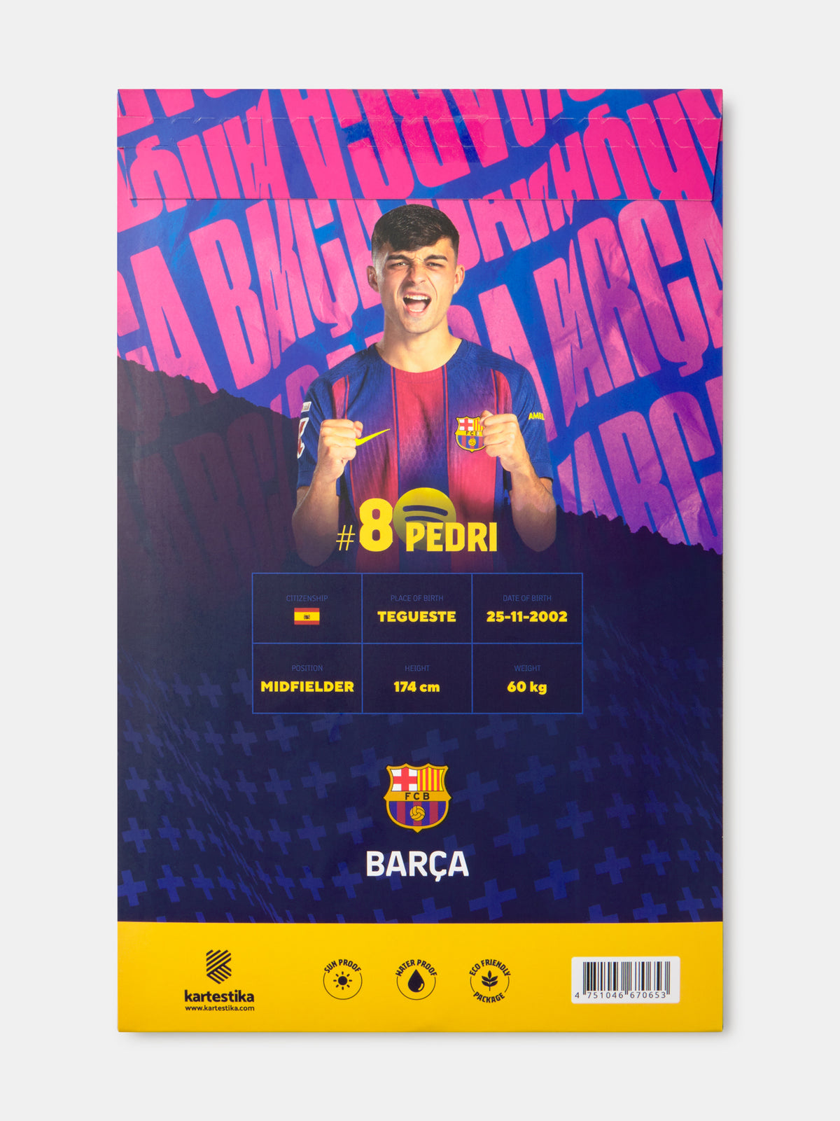 Pedri Carte FC Barcelone