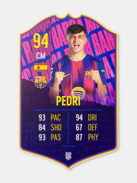 Pedri Card FC Barcelona
