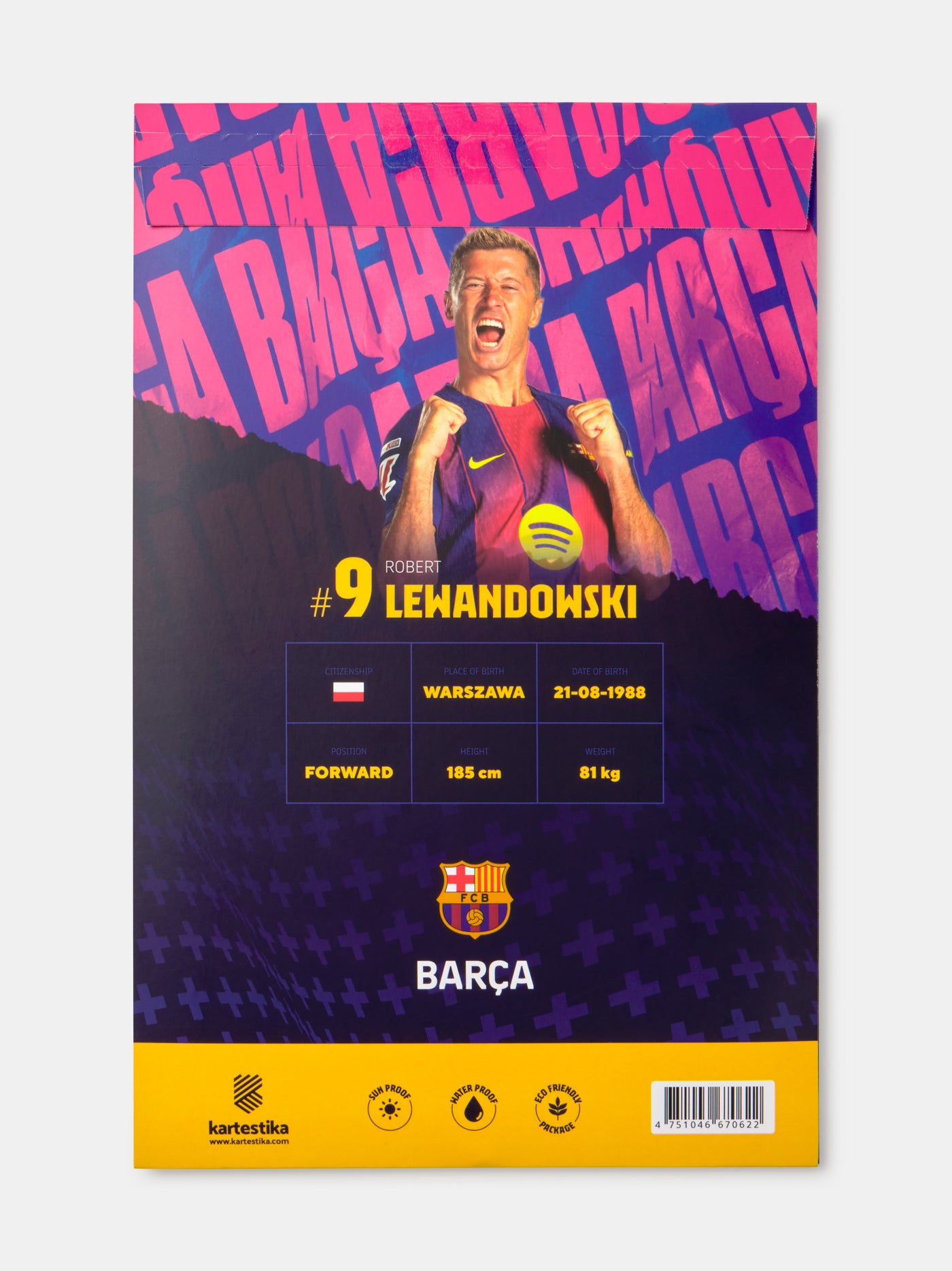 Carta Lewandowski FC Barcelona