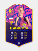 Lewandowski Card FC Barcelona