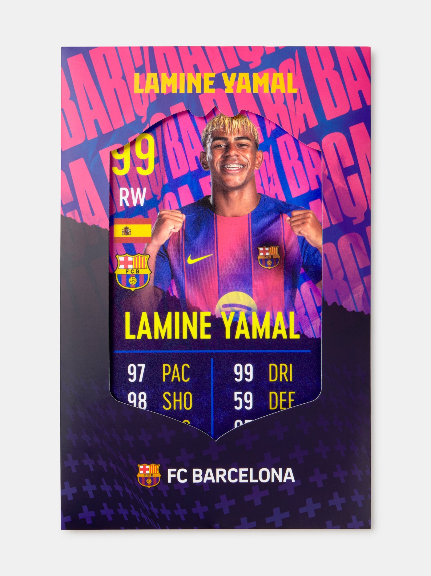 Lamine Yamal Card FC Barcelona