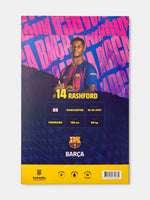 Rashford Card FC Barcelona