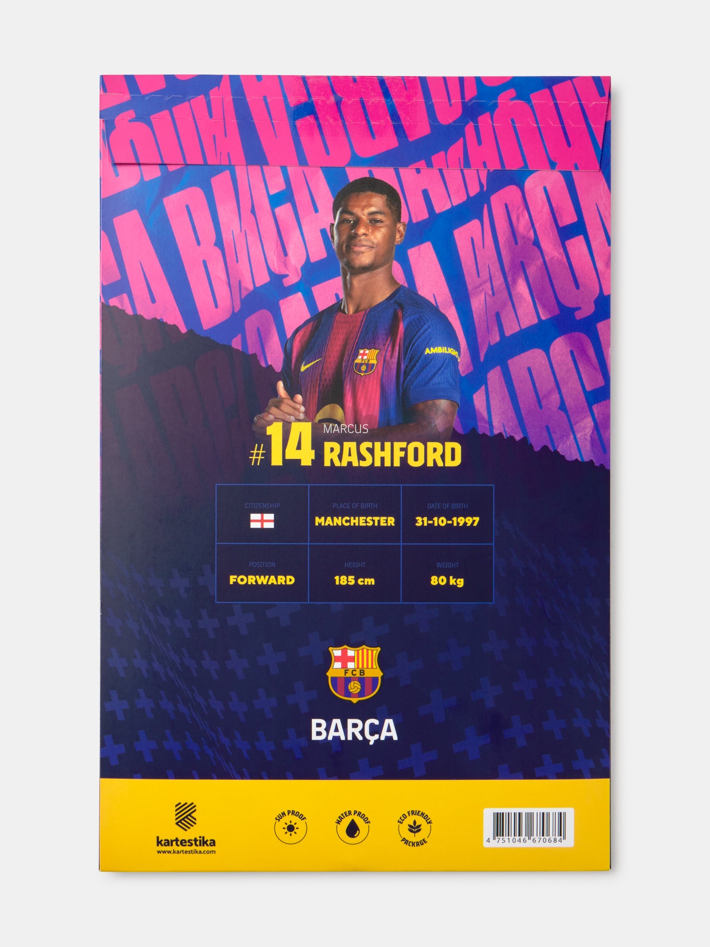 Rashford Carte FC Barcelone
