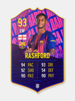 Rashford Card FC Barcelona