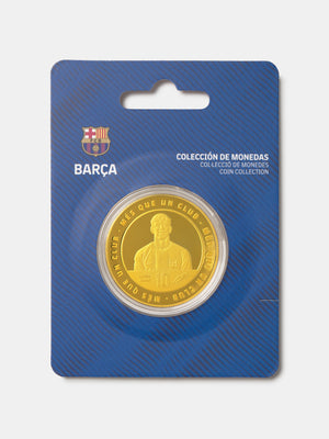 Moneda Daurada Lamine Yamal Col·lecció FC Barcelona
