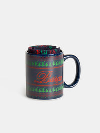 Coffret tasse et chaussettes de Noël FC Barcelone