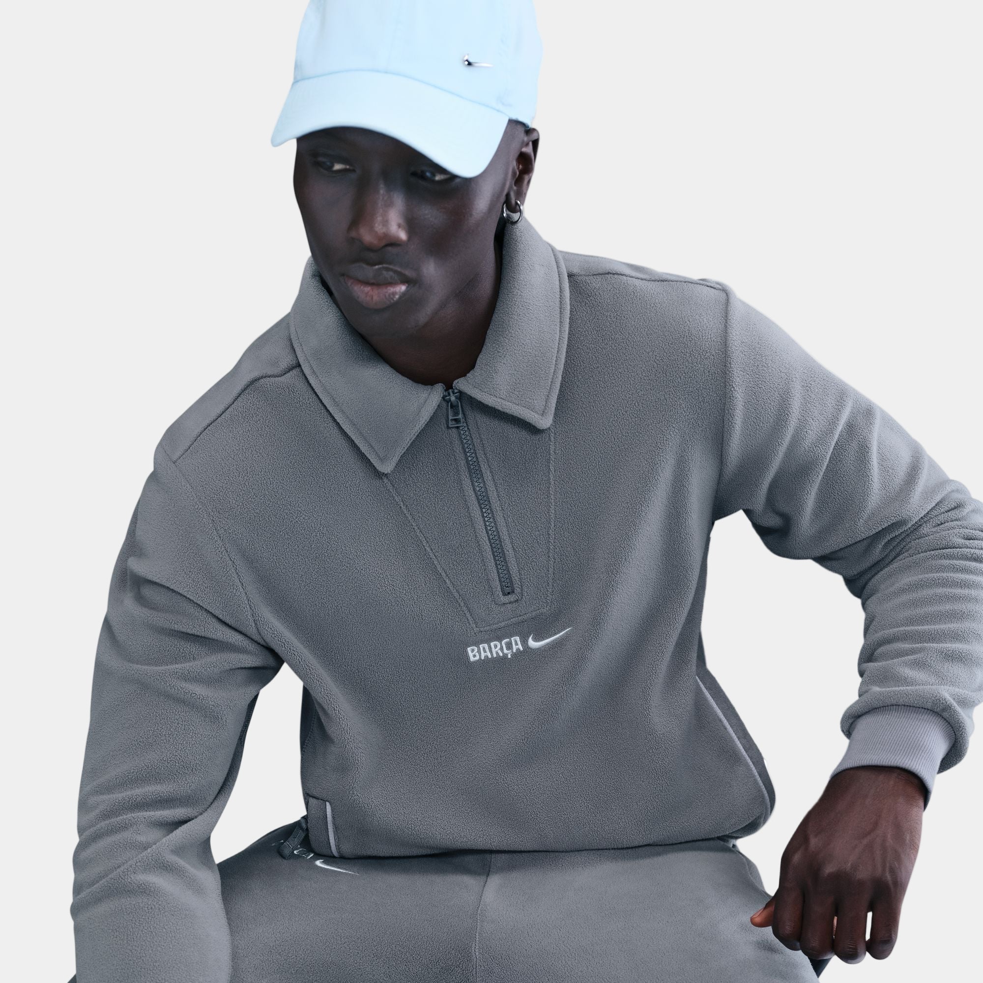 バルセロナ　公式ハーフジップ フーディー ハーフジップ バルサ ナイキ – Barça Official Store