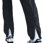 Black FC Barcelona training pants featuring the Kobe Bryant logo and 'FC Barcelona' text in purple on the right thigh.