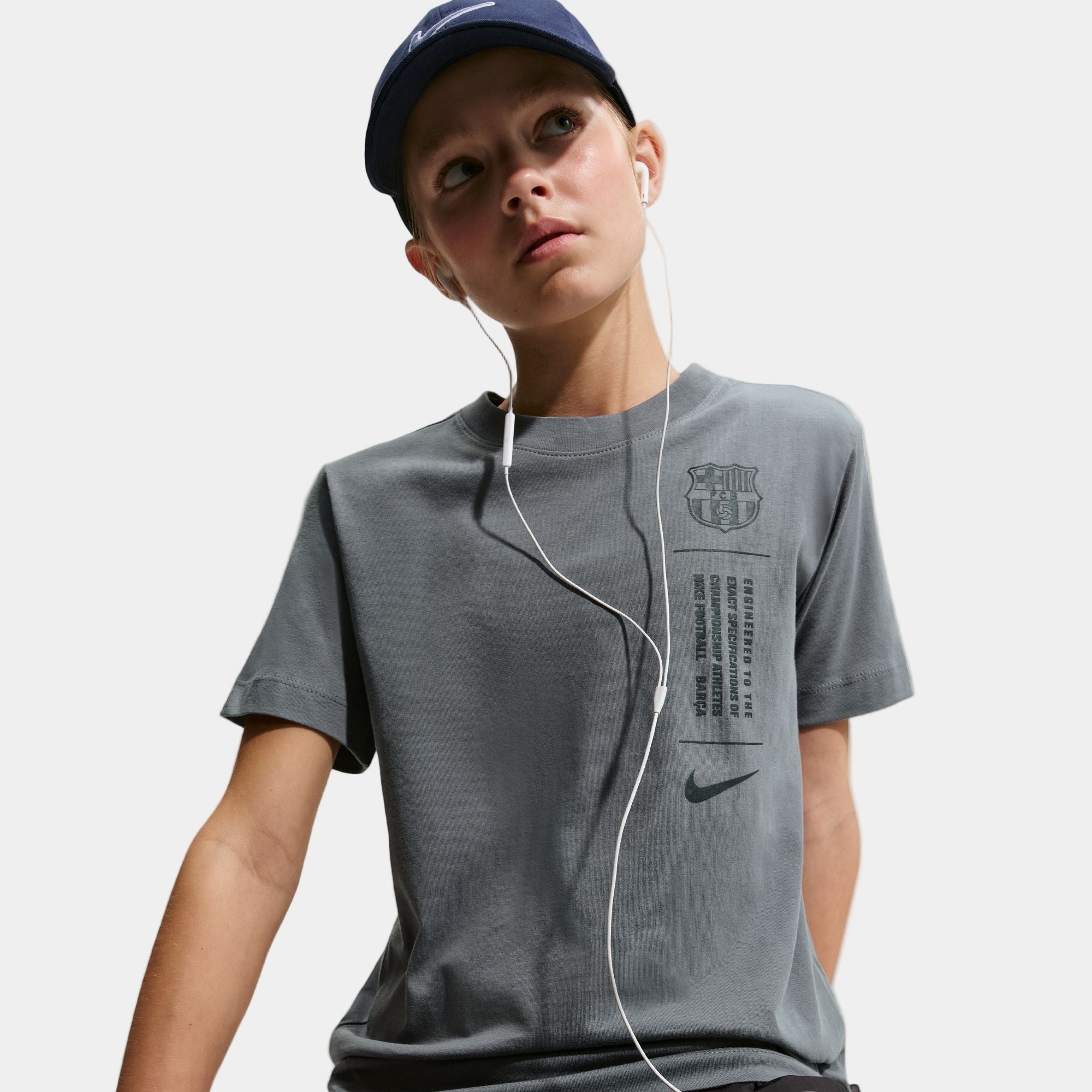 Camiseta Junior gris Barça Nike