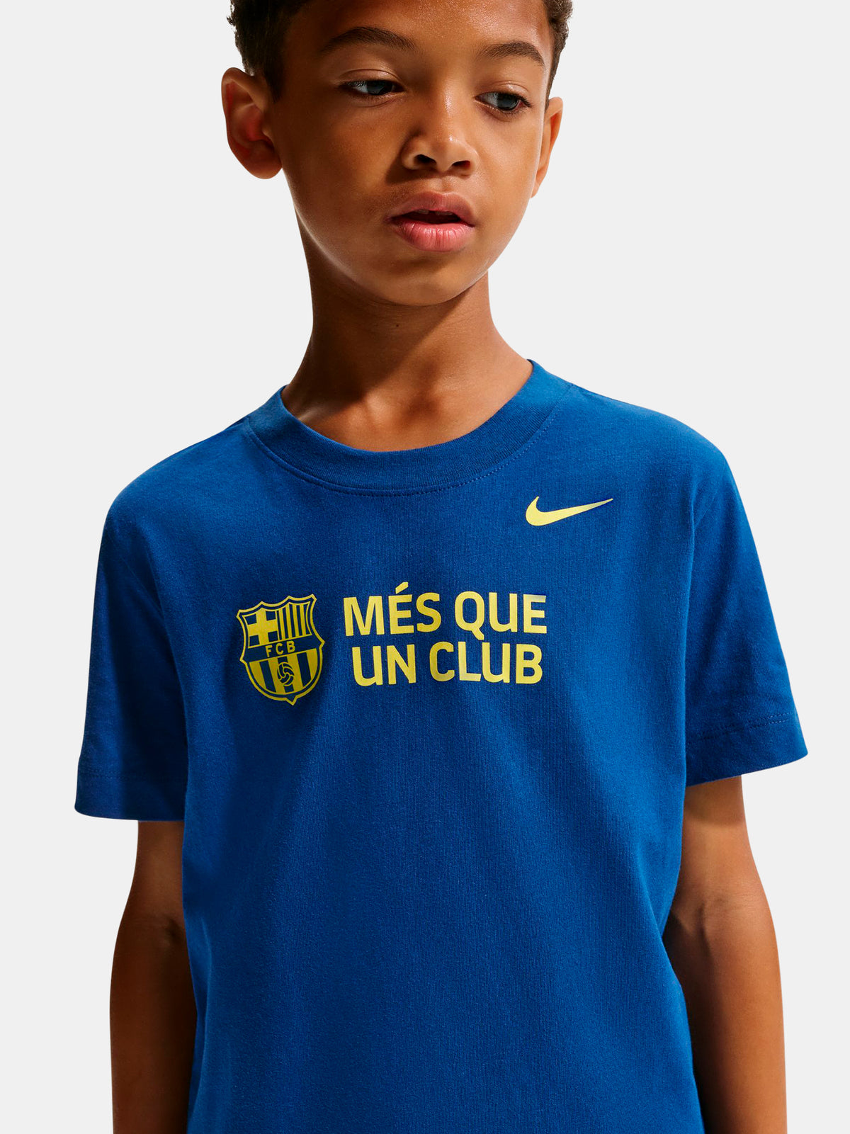 T-shirt Junior Nike Barça "MÉS QUE UN CLUB"