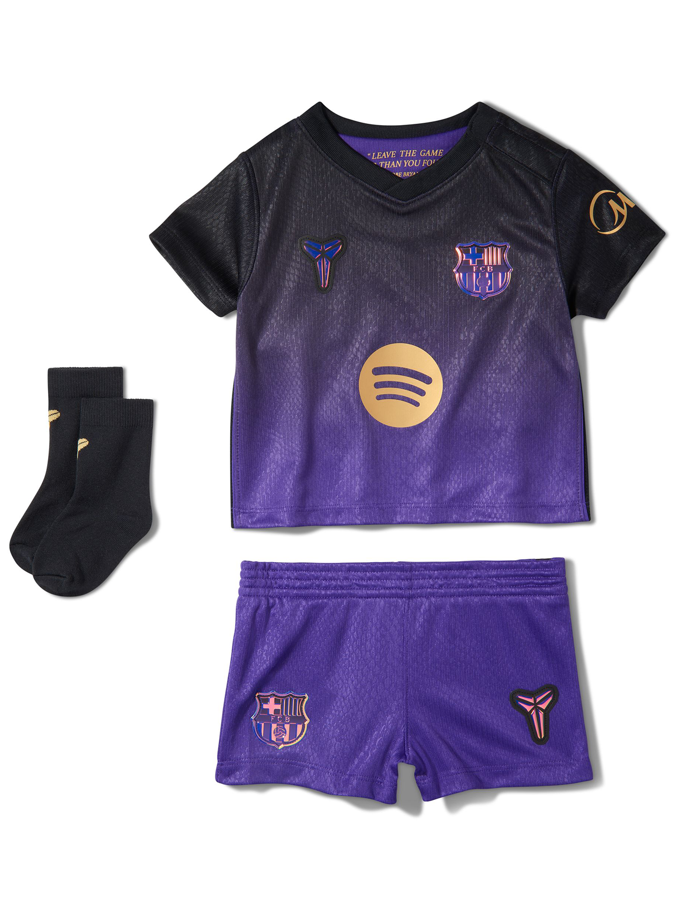 Conjunt del segon equipament per a nadó FC Barcelona x Kobe Bryant 26/27
