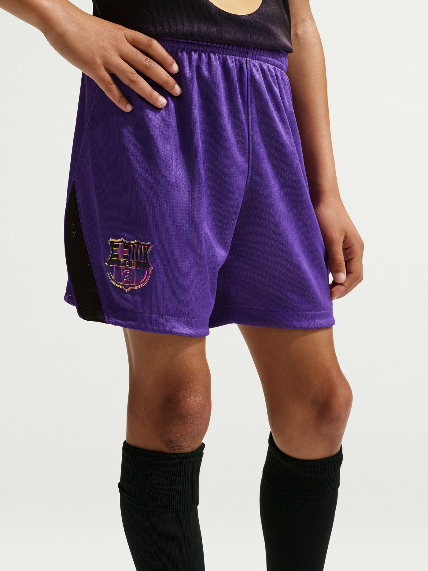 Pantalons curts del segon equipament júnior FC Barcelona x Kobe Bryant 26/27