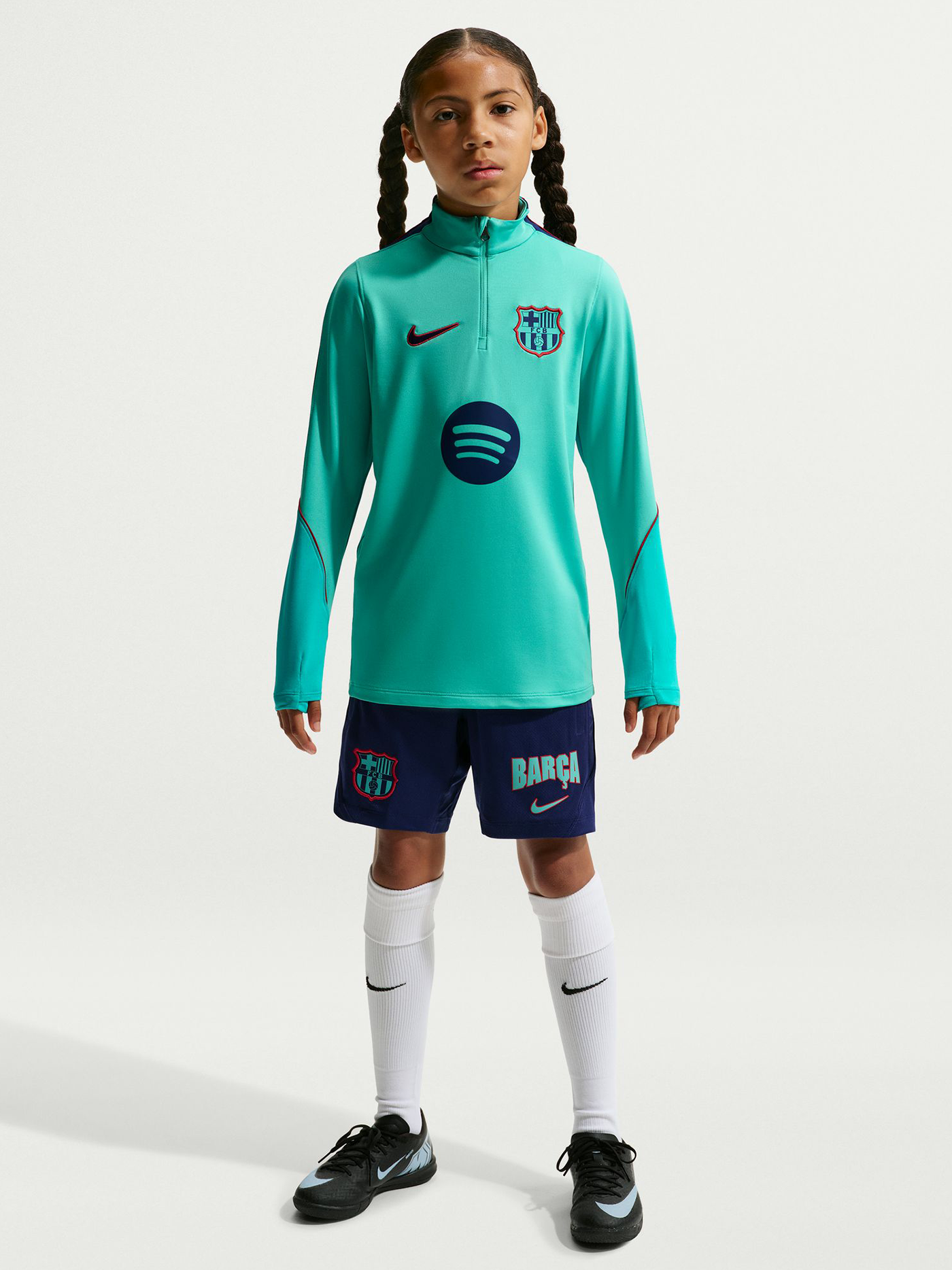 Sudadera entrenamiento Junior tercera equipación FC Barcelona 26/27