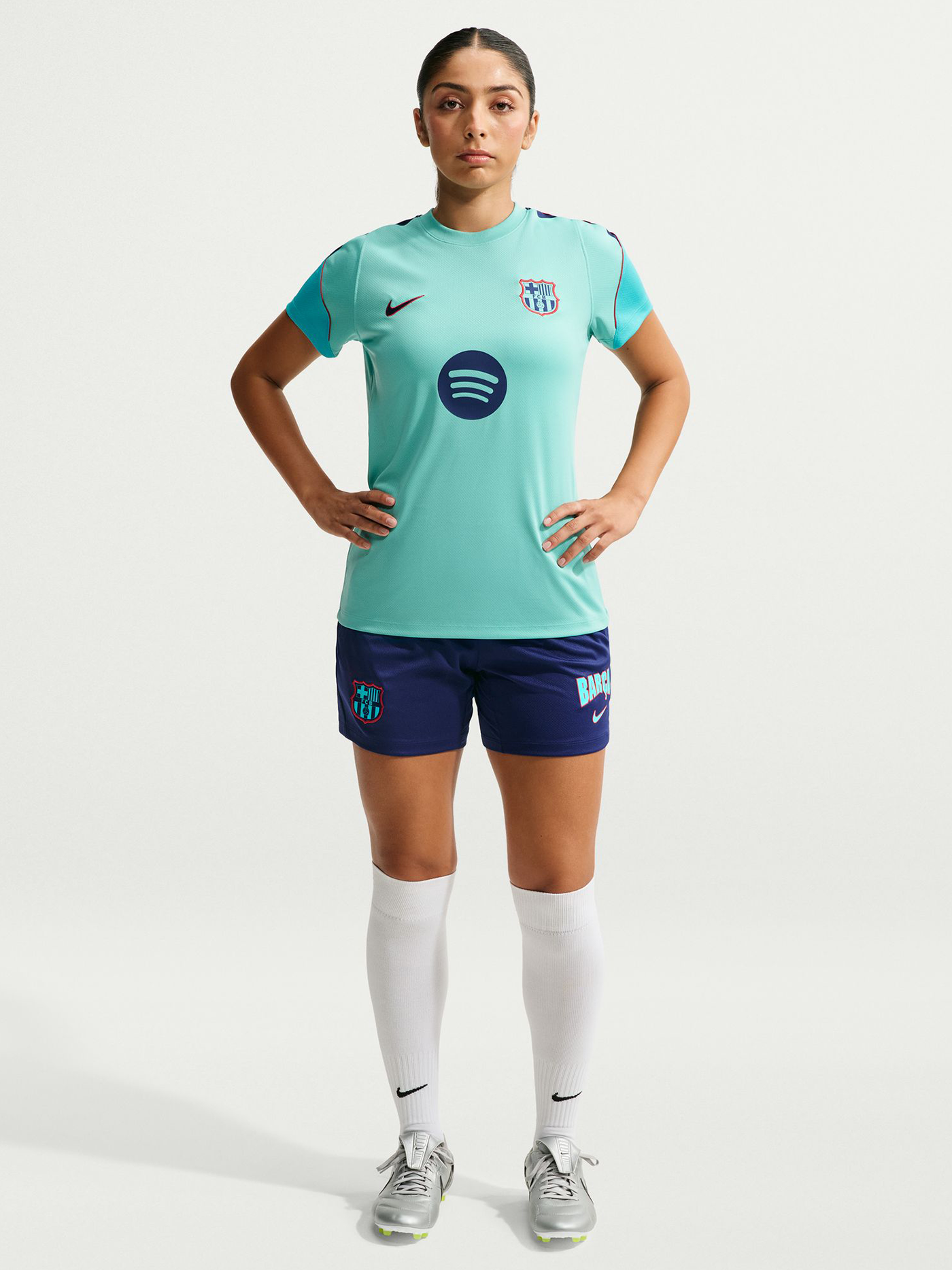 Short d’entraînement femme troisième tenue FC Barcelona 26/27