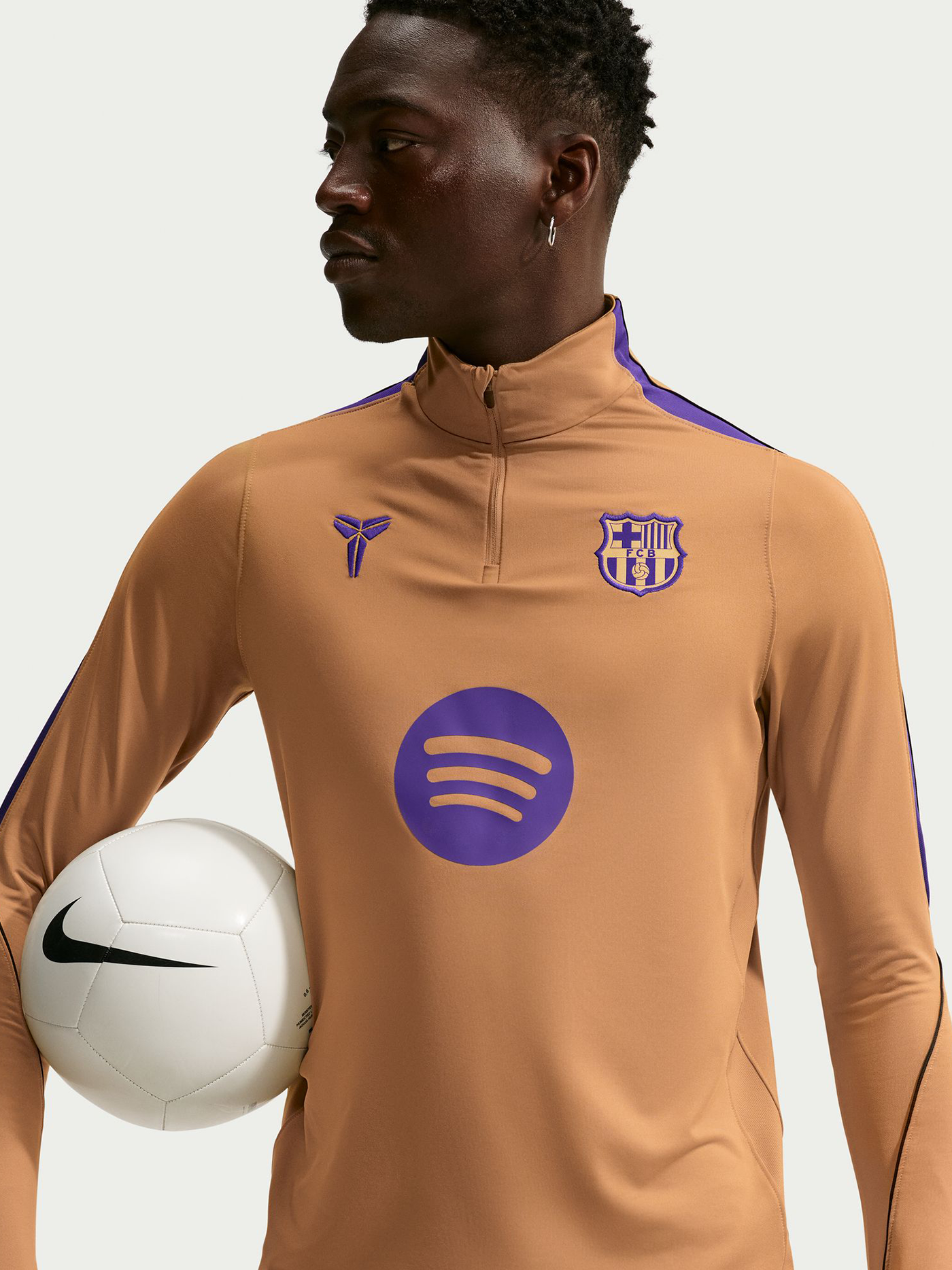 Sudadera de entrenamiento de entrenador de la segunda equipación de hombre FC Barcelona x Kobe Bryant 26/27