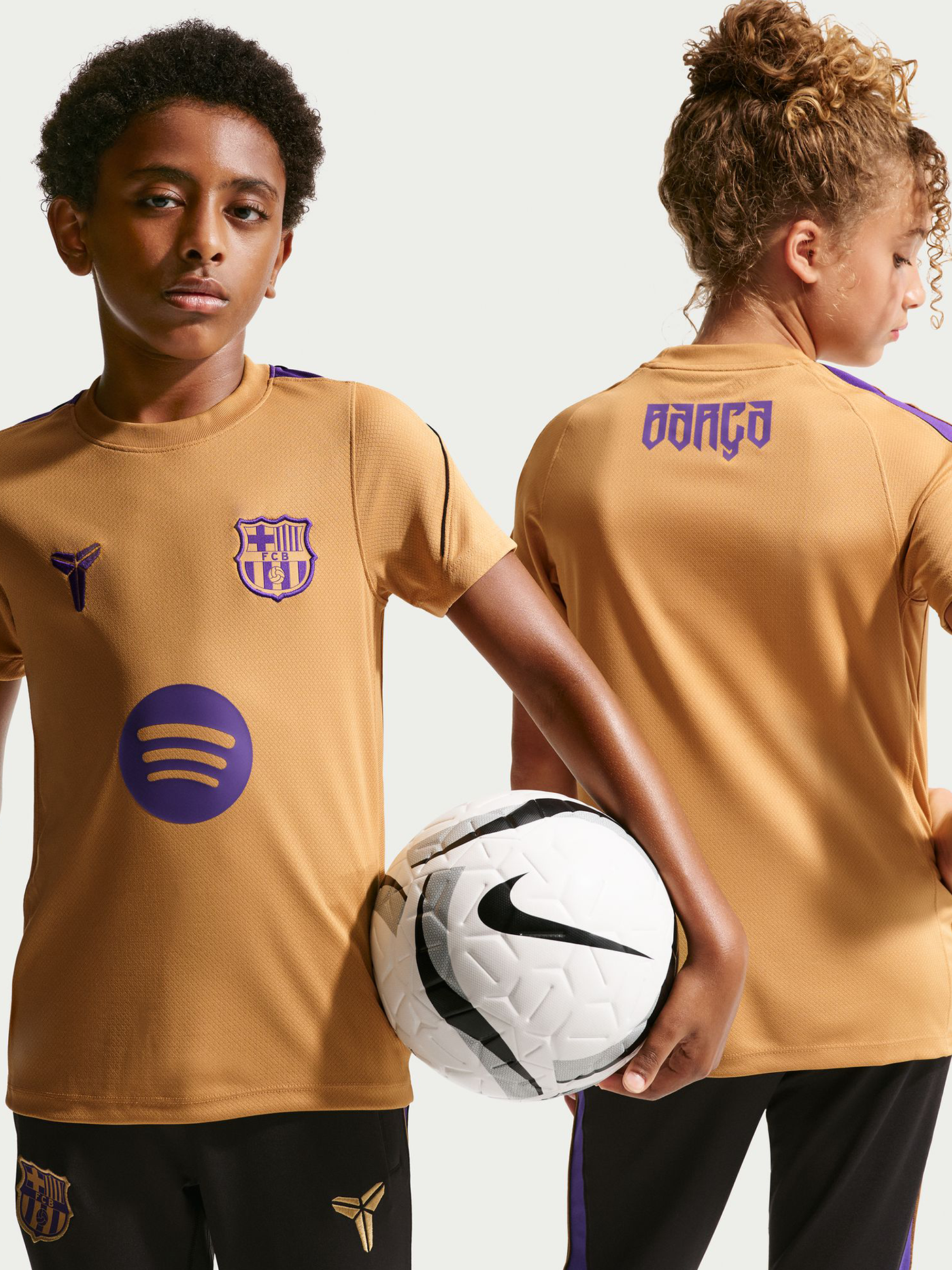 Camiseta de entrenamiento de entrenador de la segunda equipación Junior FC Barcelona x Kobe Bryant 26/27