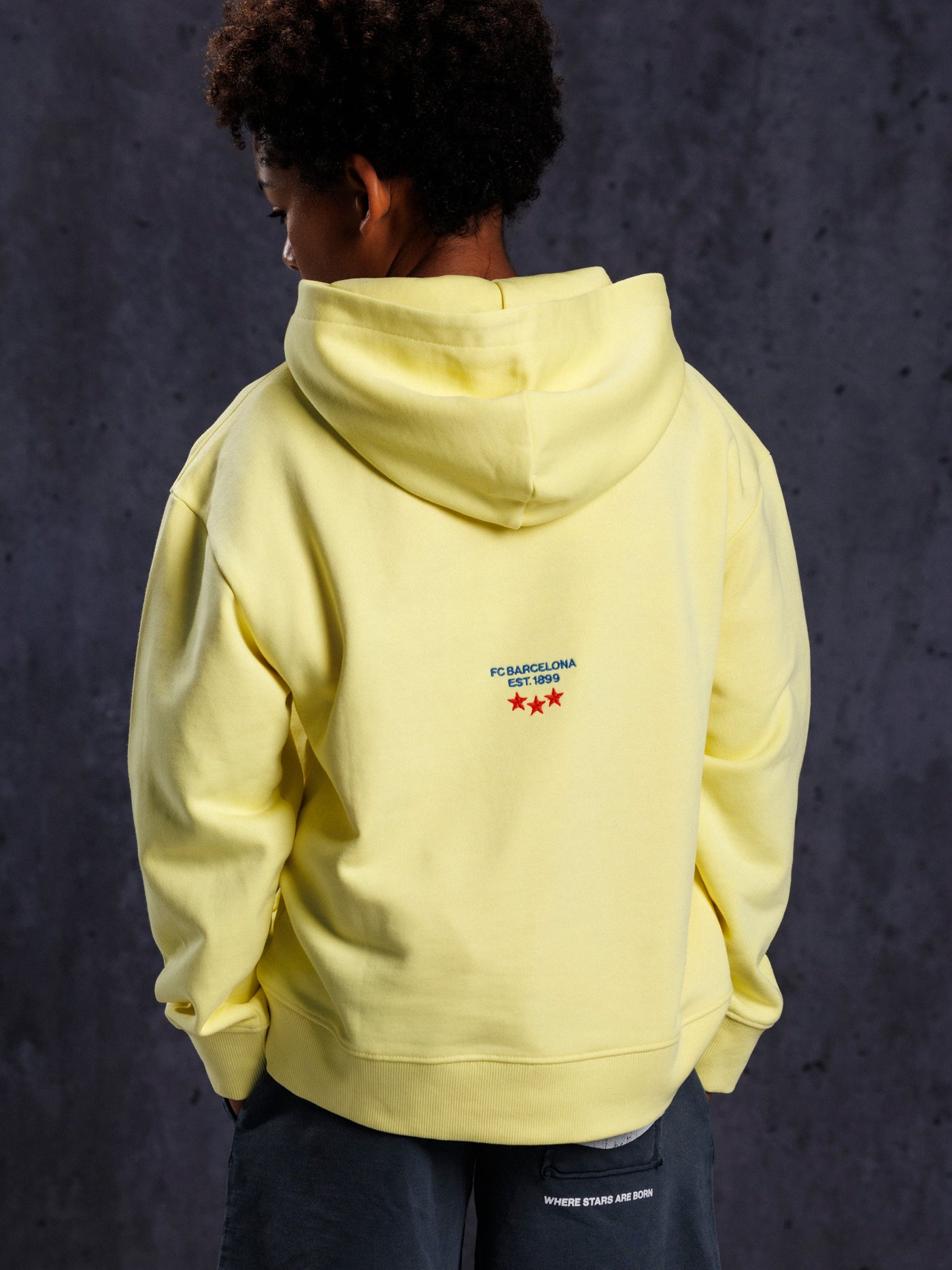 Sudadera con capucha Amarilla Aftermatch Barça