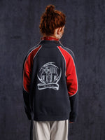 Fleece Zip Black Aftermatch Barça