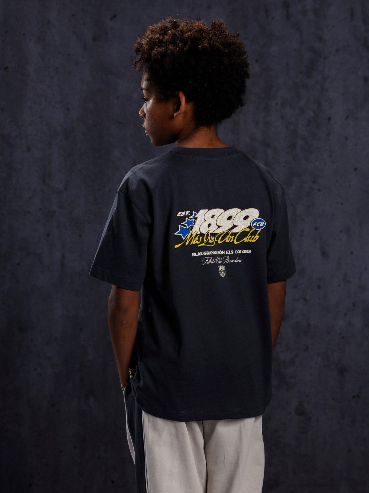 Tee Black Aftermatch Barça