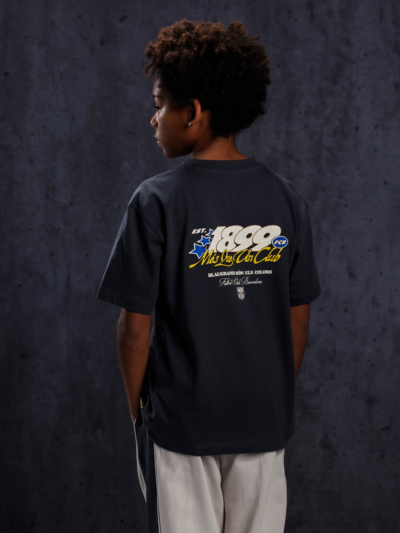 Tee Black Aftermatch Barça