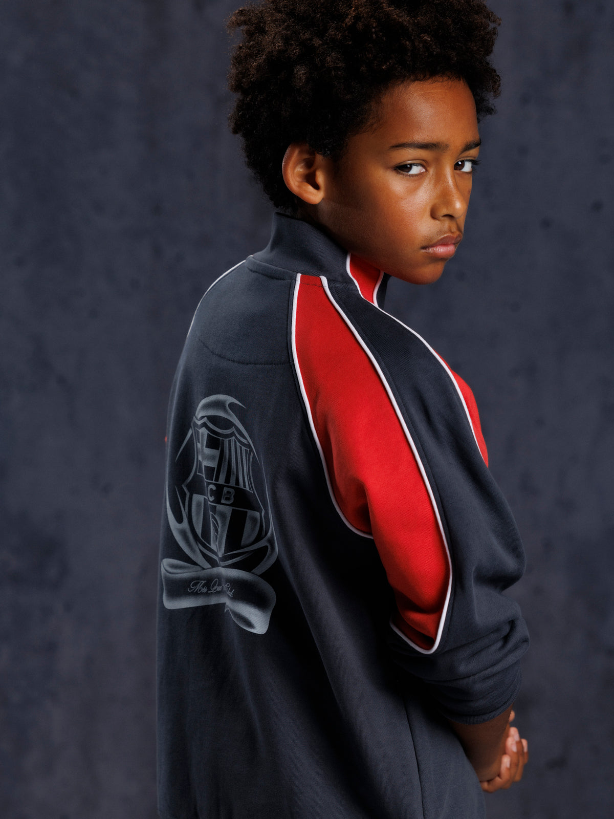 Fleece Zip Black Aftermatch Barça