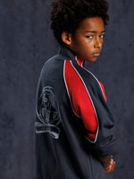 Fleece Zip Black Aftermatch Barça