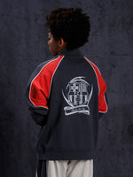 Fleece Zip Black Aftermatch Barça