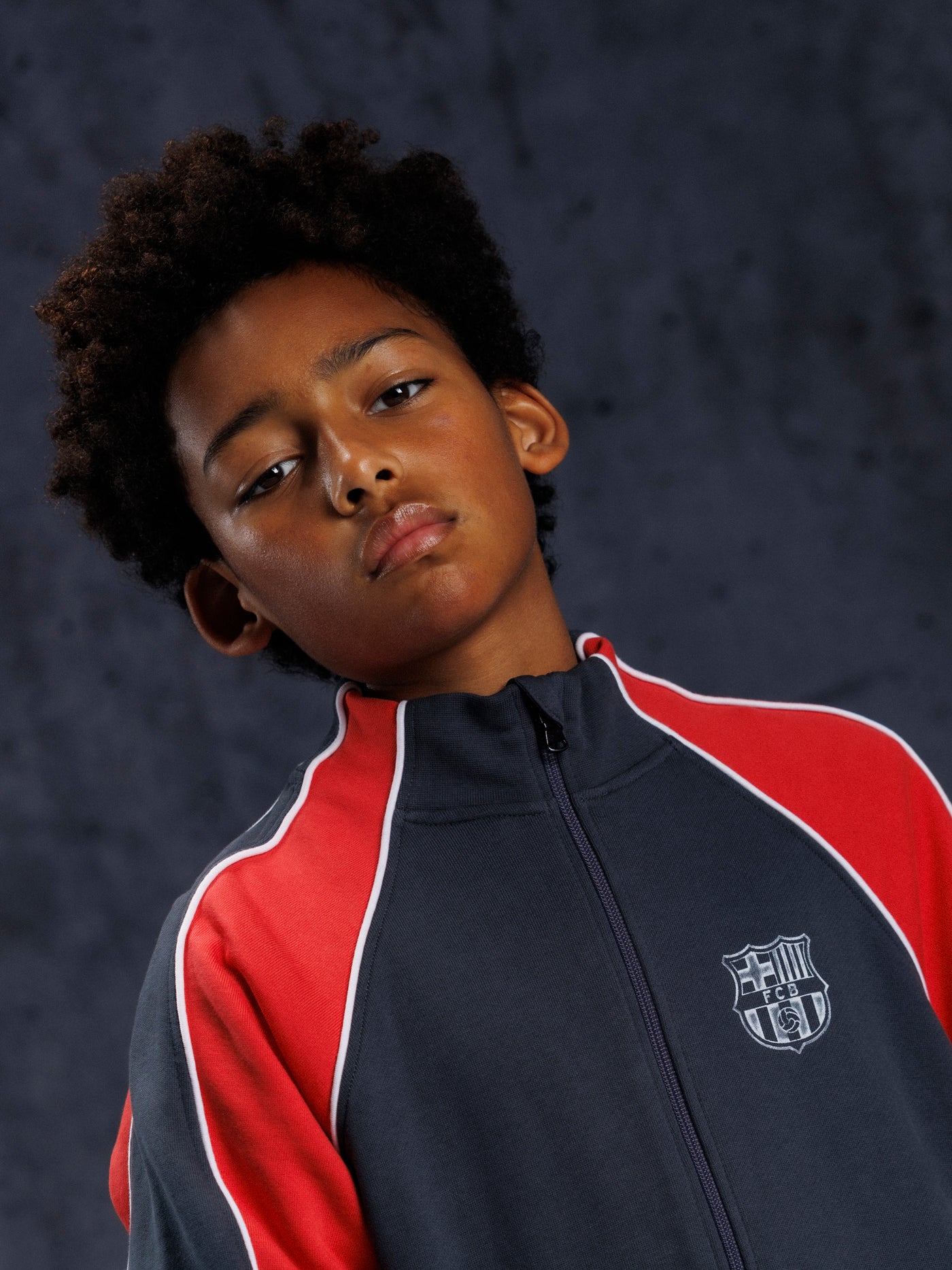 Fleece Zip Black Aftermatch Barça