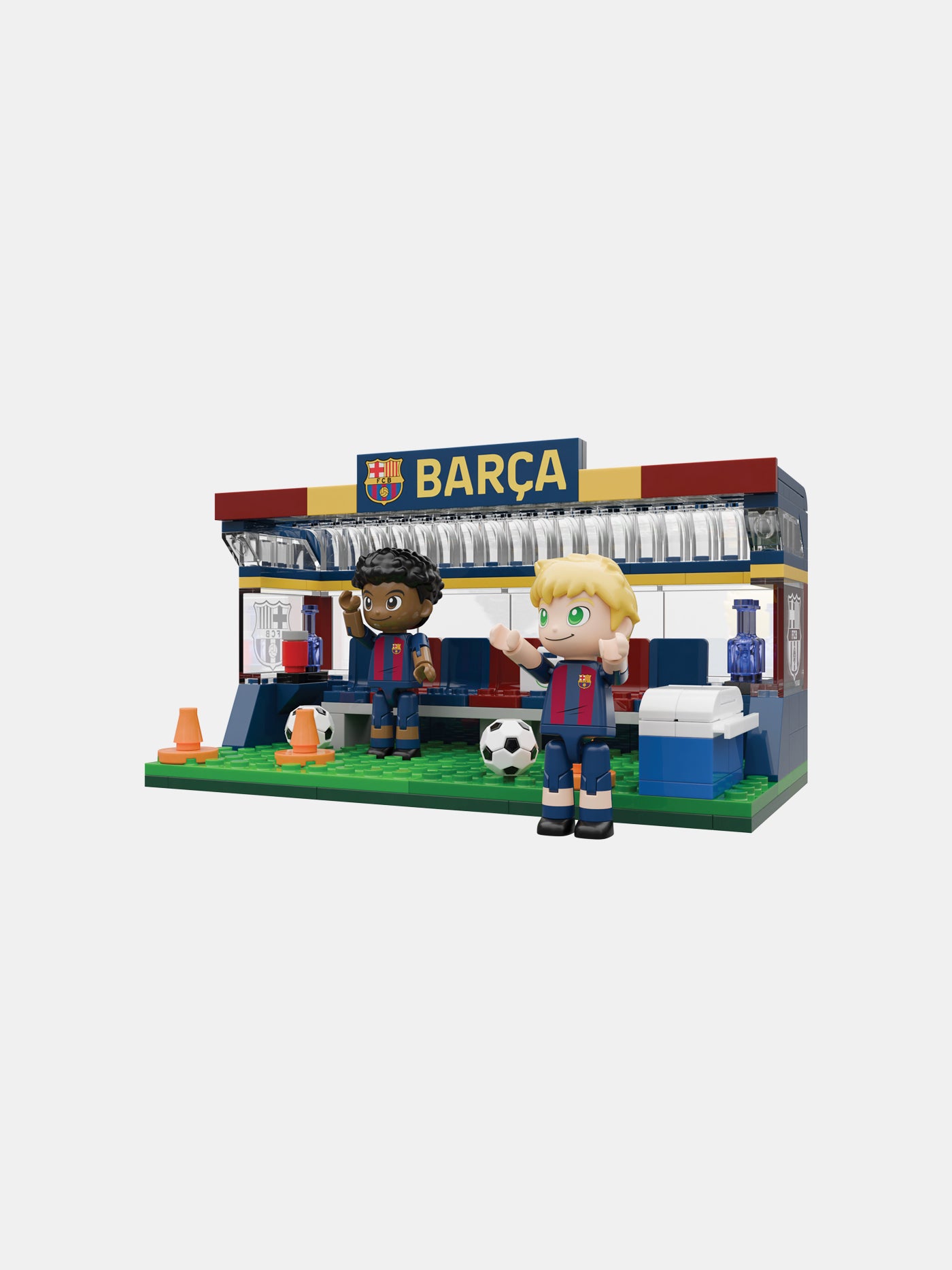 Construction bench FC Barcelona