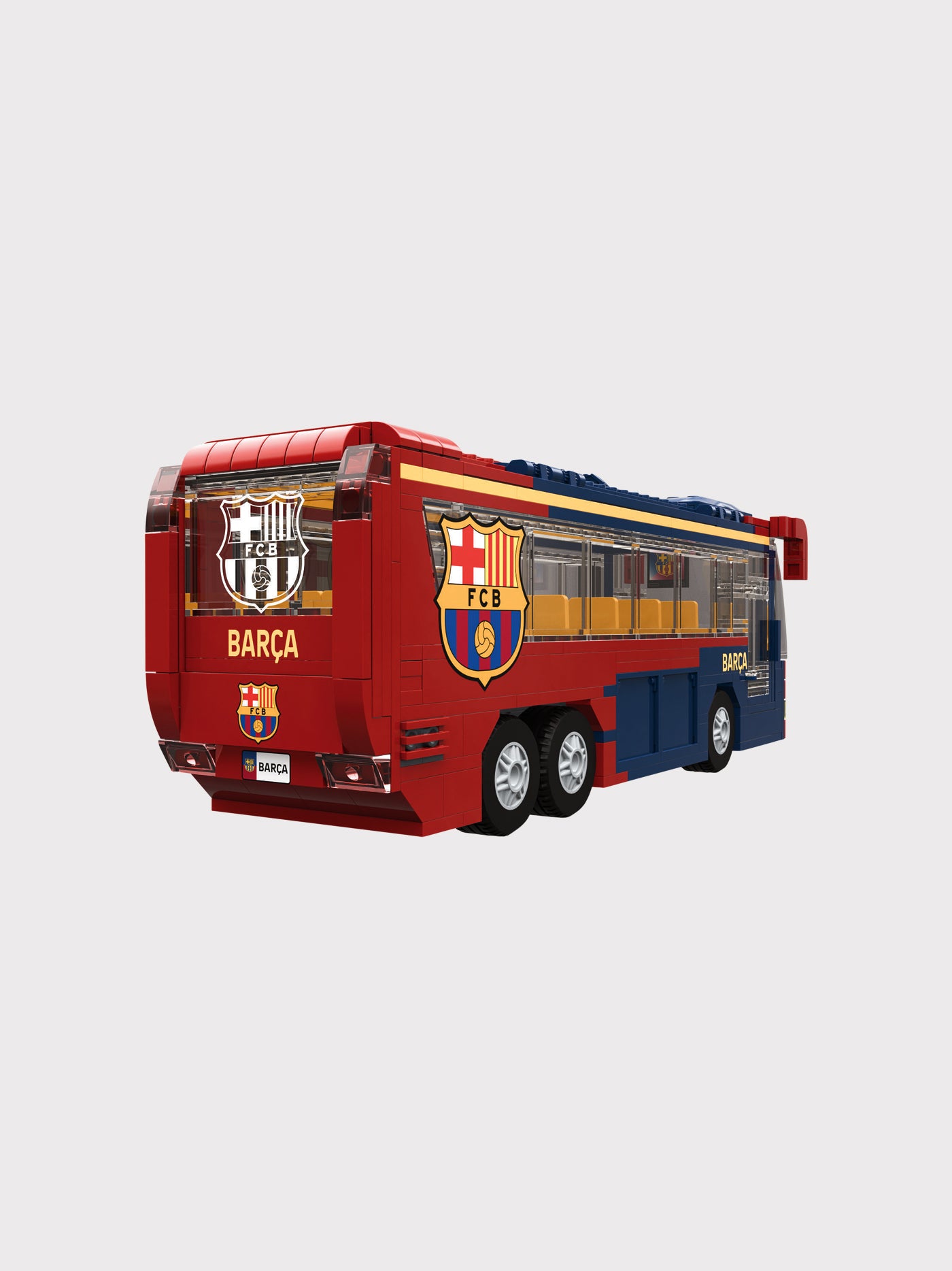 Construction bus FC Barcelona